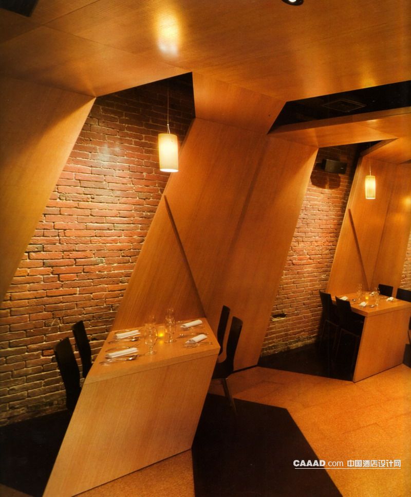 餐厅造型天花板造型背景墙吊灯吧台酒柜单人装