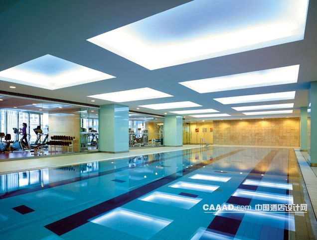 长春香格里拉大酒店健身中心室内游泳池效果图