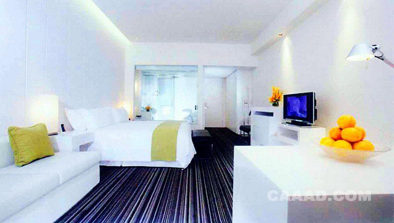 上海新世界丽笙大酒店-客房床地毯沙发