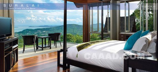 苏梅Suralai Luxury Private Villa面海大床