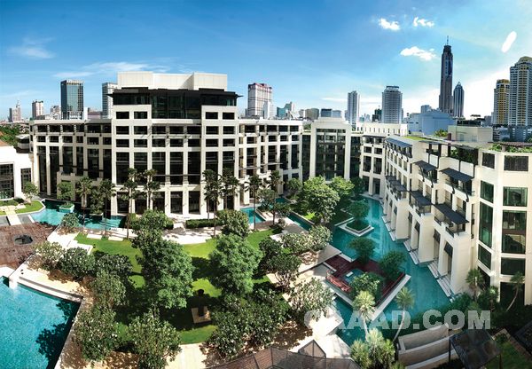 曼谷暹罗凯宾斯酒店 园林景观