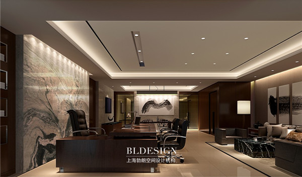 郑州专业办公室设计公司-寰亚投资担保办公室装修设计方案效果图
