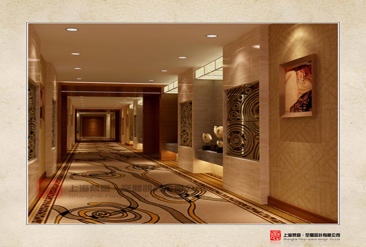 南阳商务酒店设计案例――酒店走廊设计